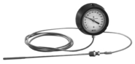 remote gas-actuated thermometer